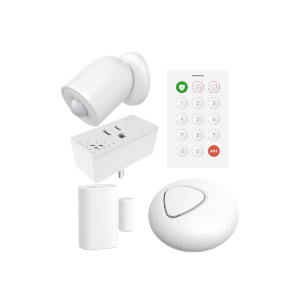 The components included in the nami Agile Security System starter kit